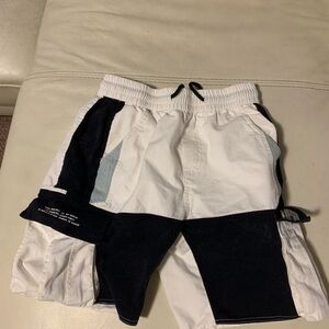 Kids Two-Tone Shorts with Drawstring
